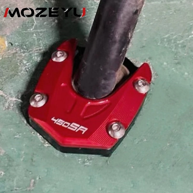

450SRS Foot Side Stand Extension Pad For CFMOTO CF MOTO 450 SR 450SR 2023-2024 2025 2026 CF 450 SR 450SS Support Plate Enlarger