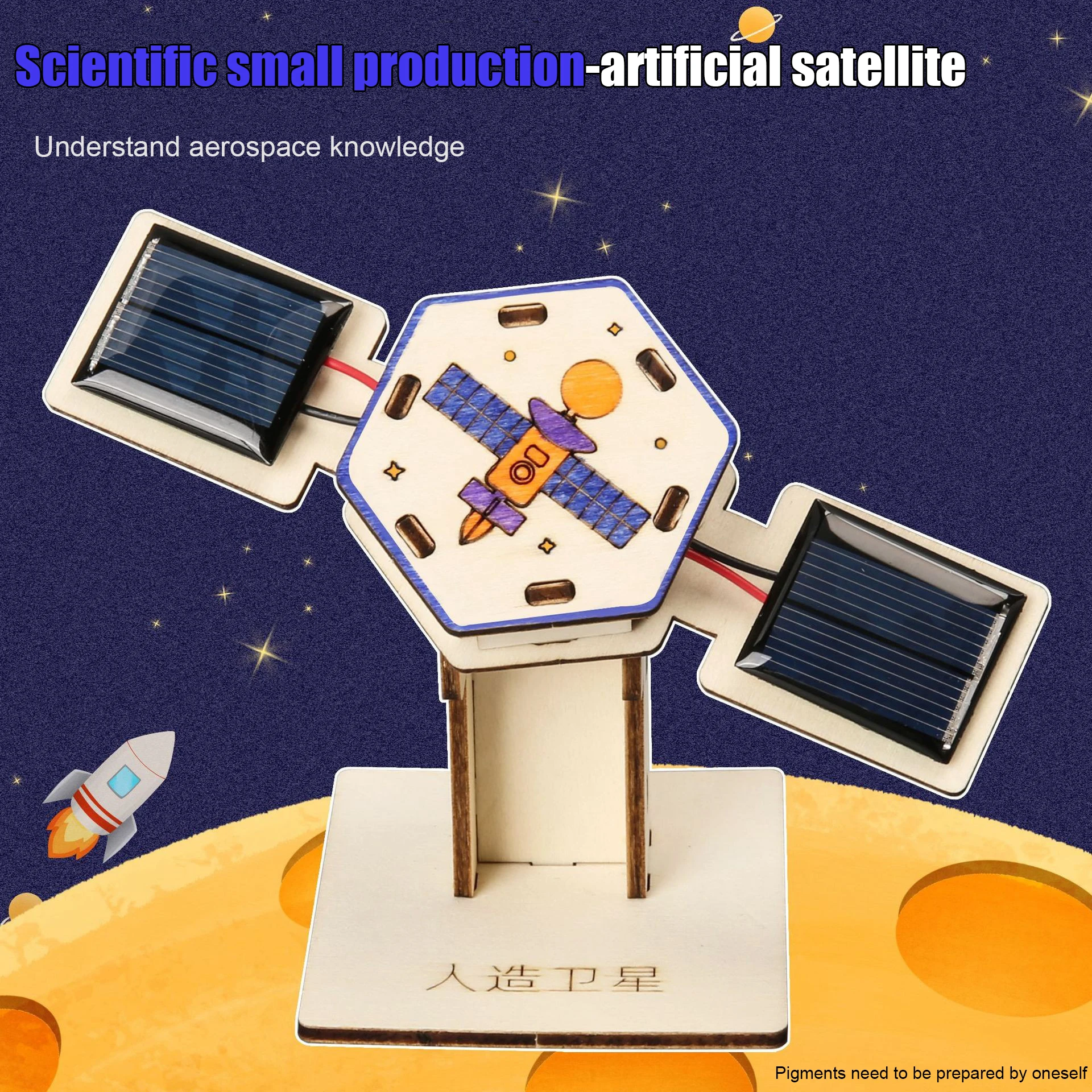 

DIY Technology for Creating Aerospace Models - Handmade Rocket Satellites - Space Exploration Education and Teaching Tools