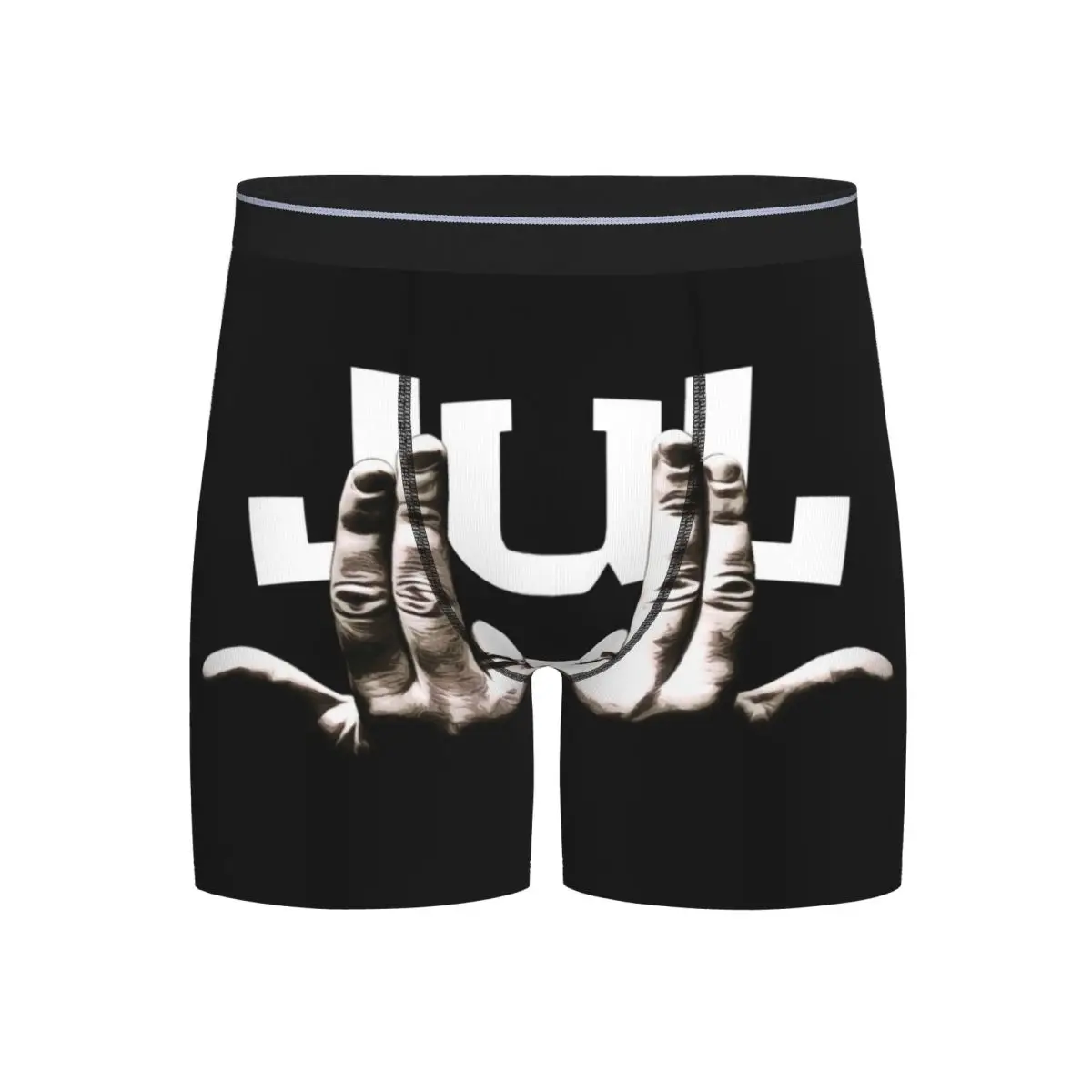 

Long Boxer Underpants Shorts Jul Hand Symbol Panties Men Breathable Underwear for Homme Man Boyfriend Gift
