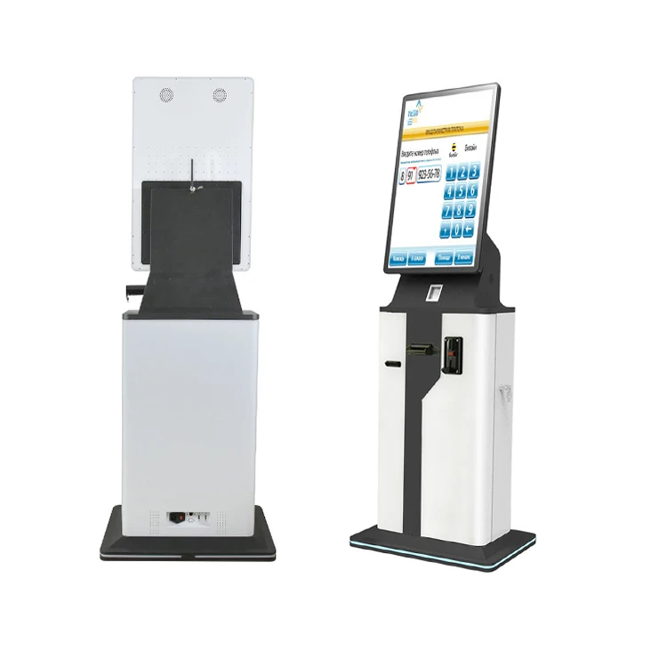 Parking Lot Entrance Entry Ticket Machine Queue Management Kiosk Ticket Machine For Games Parking Payment Machine Stand Kiosk