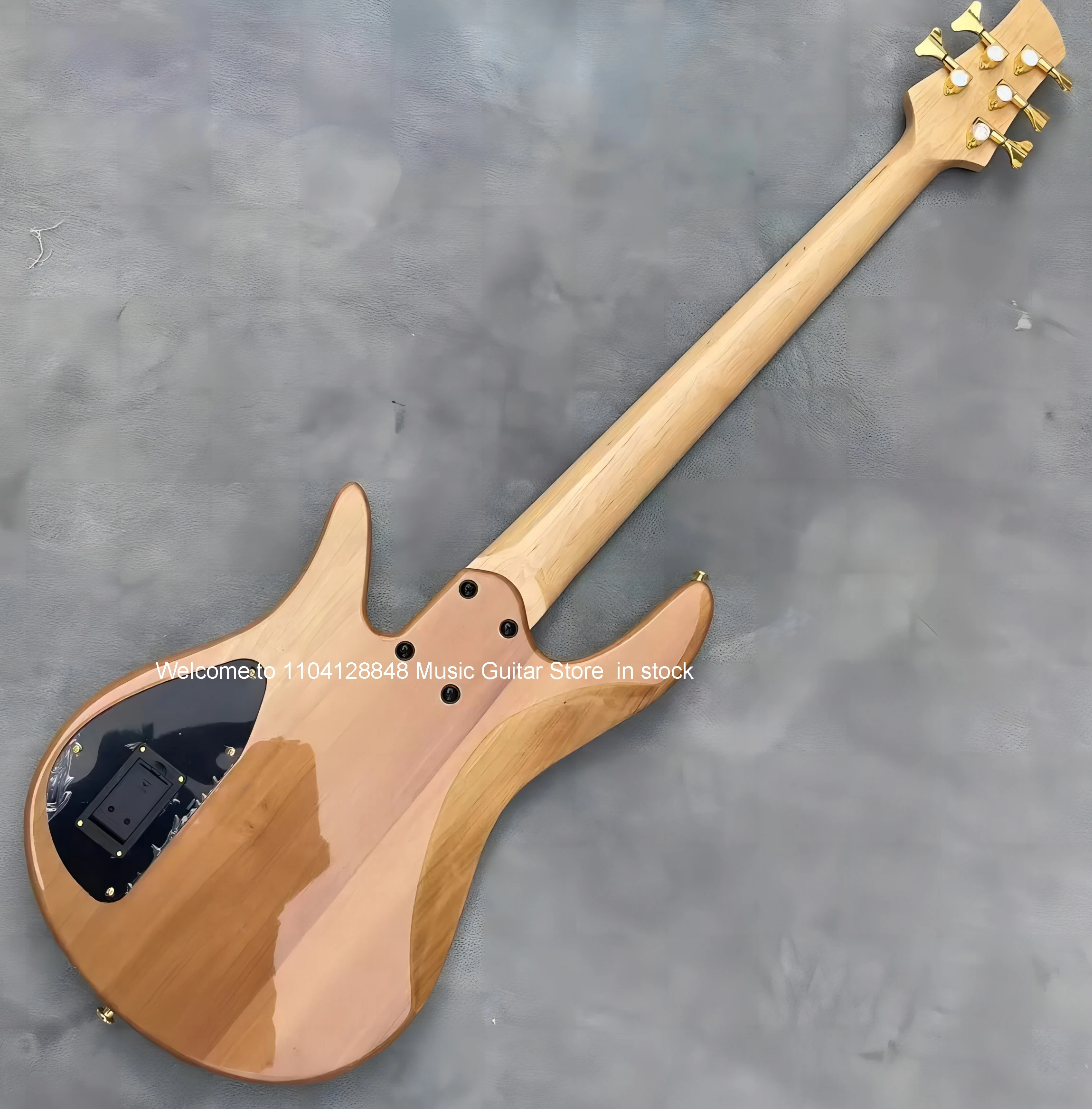 5-string Butterfly bass separation connection, Yin and Yang Hedron alder, maple track, mahogany fingerbo