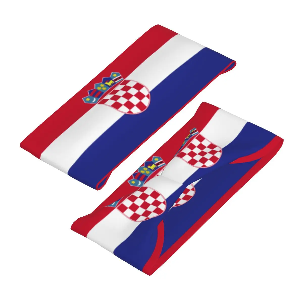 Custom Flag Of Croatia Republic Of Croatia Sport Headbands for Women Men Stretchy Moisture Wicking Gym Sweatband