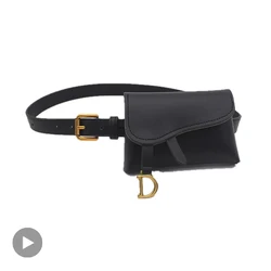 Sac banane en cuir PU pour femme, sac de taille, ceinture, poudres, ventre, dames, kangourou, côté hanche, Vauxhall, téléphone portable, portefeuille