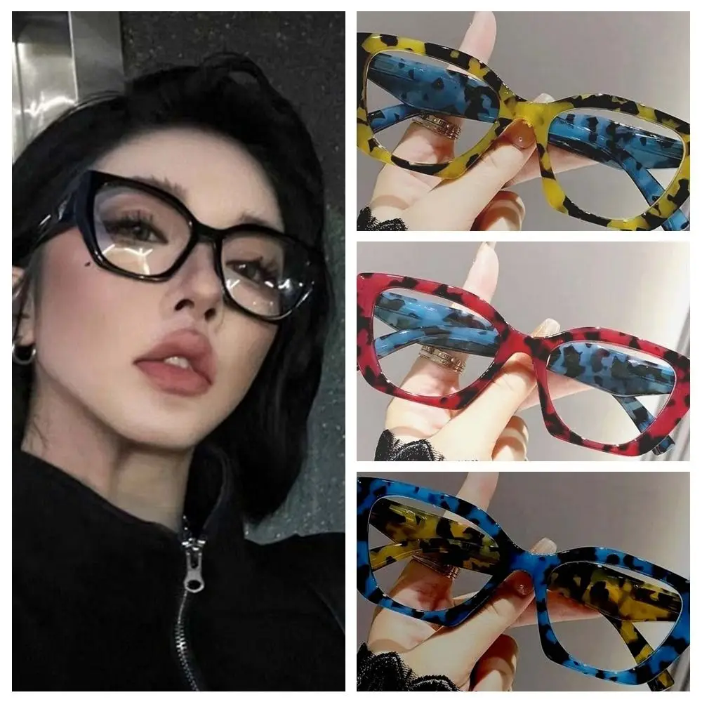 

Exaggerated Color Frame Reading Glasses Hip-hop Elastic Butterfly Shaped Eyewear Decorative AC Unisex Presbyopic Glasses Elderly