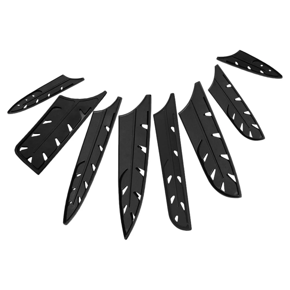 

8 Pcs Kitchen Knives Cutting Tool Cover for Knife Set Protective Sleeve Plastic Accessories Sleeves