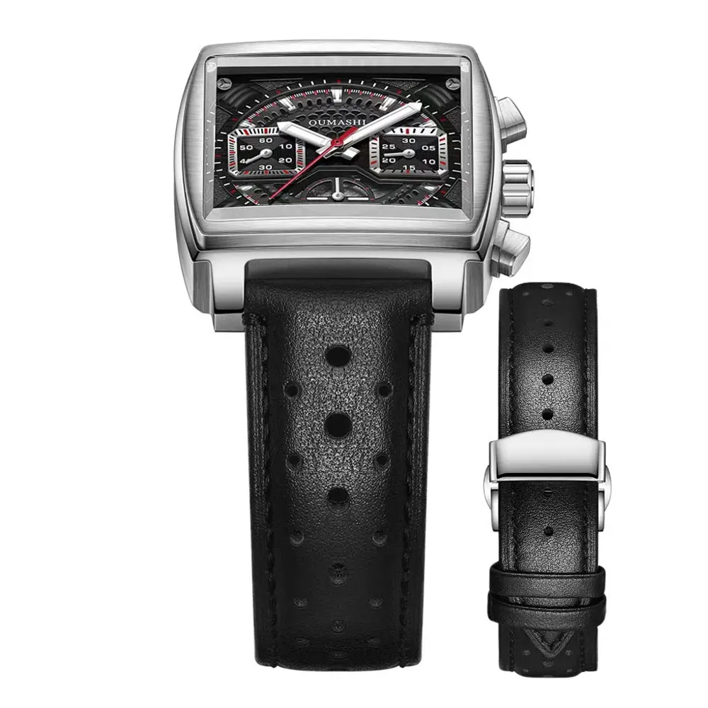 40mm 시계 ETA 7750 오토매틱 다기능 크로노그래프 무브먼트 사파이어 글래스 다이빙 기계식 커스텀 시계