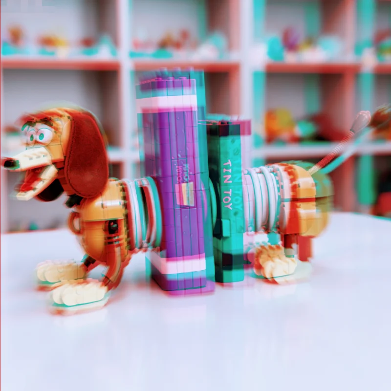 Literary Style Dachshund Bookend 1311pcs Building Blocks, Gentle Puppy Shape With Matching Book Modules Challenging Collect