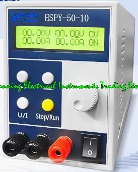 HSPY catu daya DC 600W, catu daya presisi tinggi yang dapat diprogram 100V5A 500V1A 50V10A 1000v0,5 A dengan komunikasi ganda antarmuka RS232 485