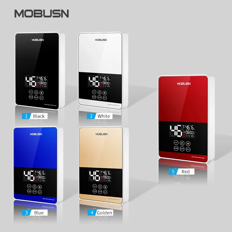 3.5KW-6KW 220V 110V Constant Temperature Hot Water Supply Wall Mounted Smart Bathroom Instant Electric Water Heaters