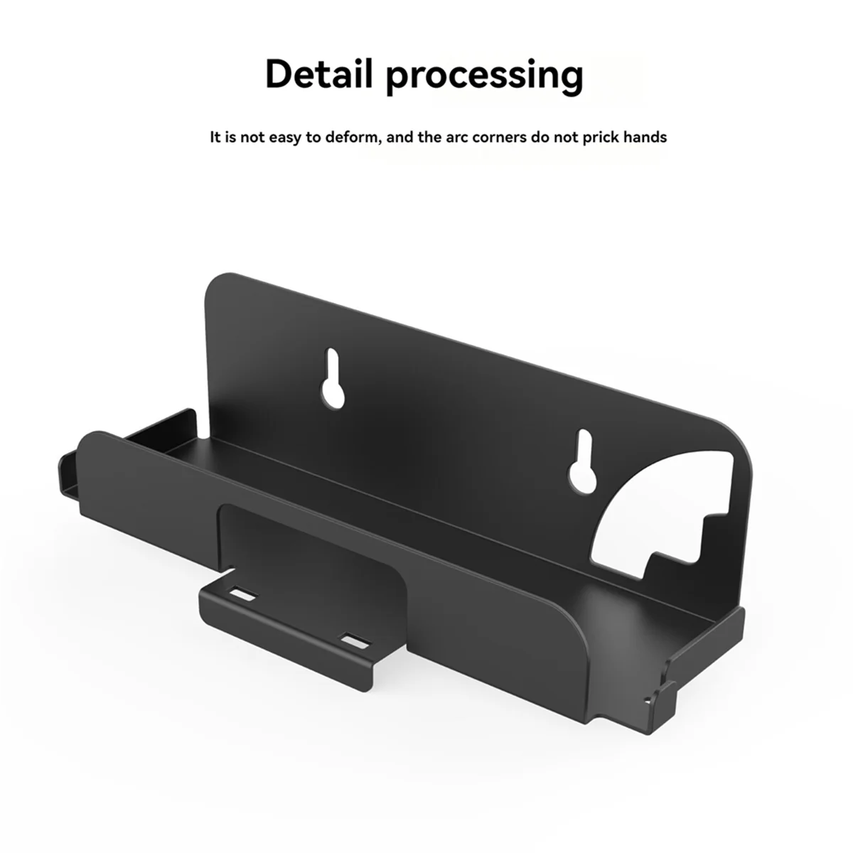 Universal Wall Mount for and Console Wall Mount Storage Rack Console Wall Bracket White