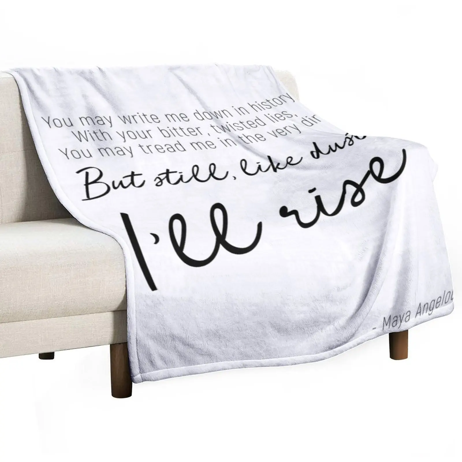 

I'll rise #minimalism Throw Blanket decorative halloween Multi-Purpose warm for winter Blankets