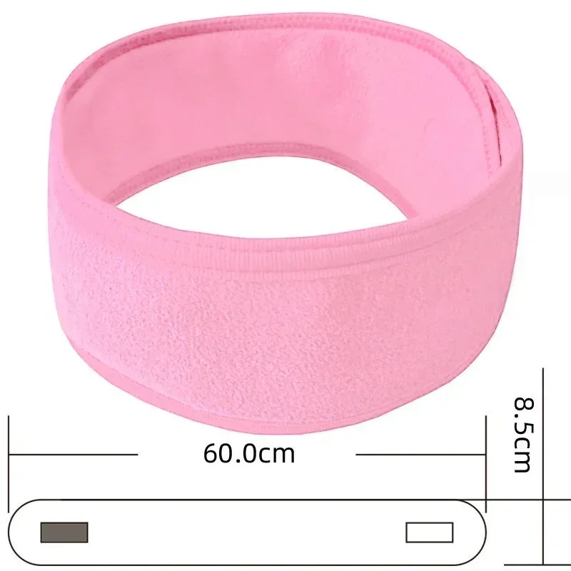 Accesorios de belleza: diademas faciales de SPA ajustables, envolturas para la cabeza desmaquillantes, lazos para el cabello de tela de toalla suave y agradable para la piel