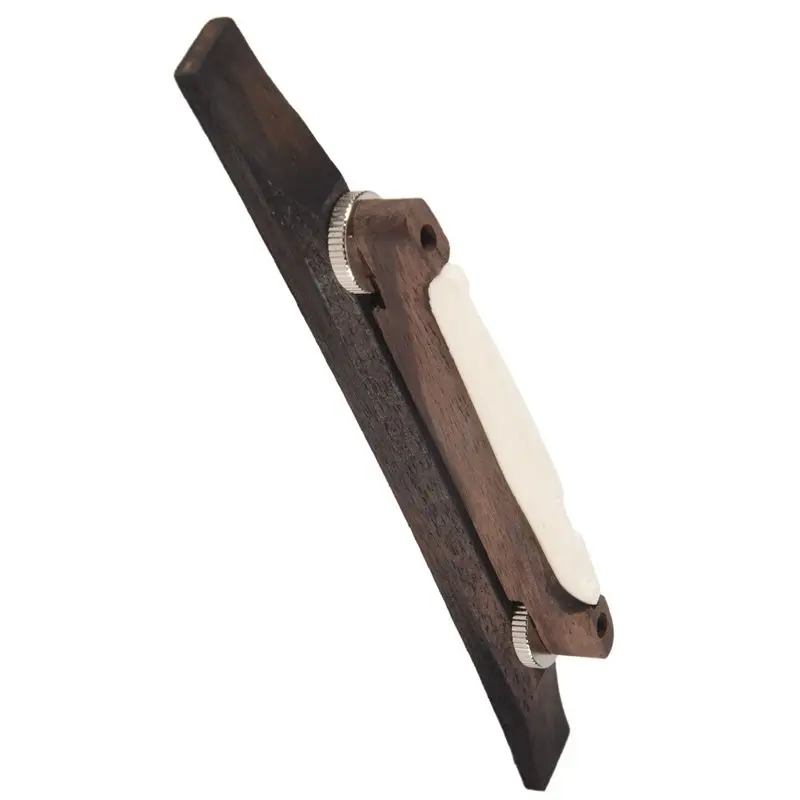 

Гитарный бридж AB31-Archtop из палисандра с костяным седлом, запчасти для гитарного бриджика