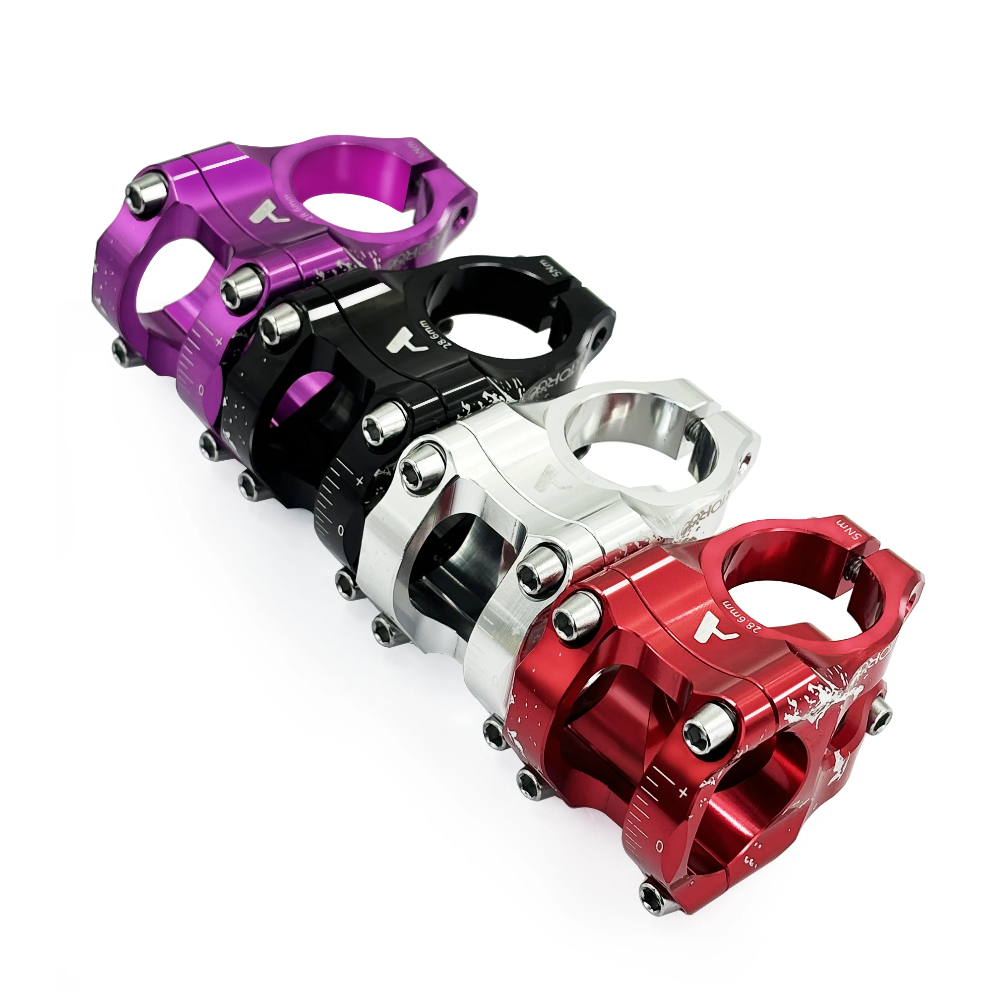 ARTOROO 31.8 مللي متر MTB سباق الدراجة الجذعية سبائك الألومنيوم ، CNC أسفل هيل دراجة هوائية جبلية المقود قصيرة الجذعية ، دراجة الملحقات