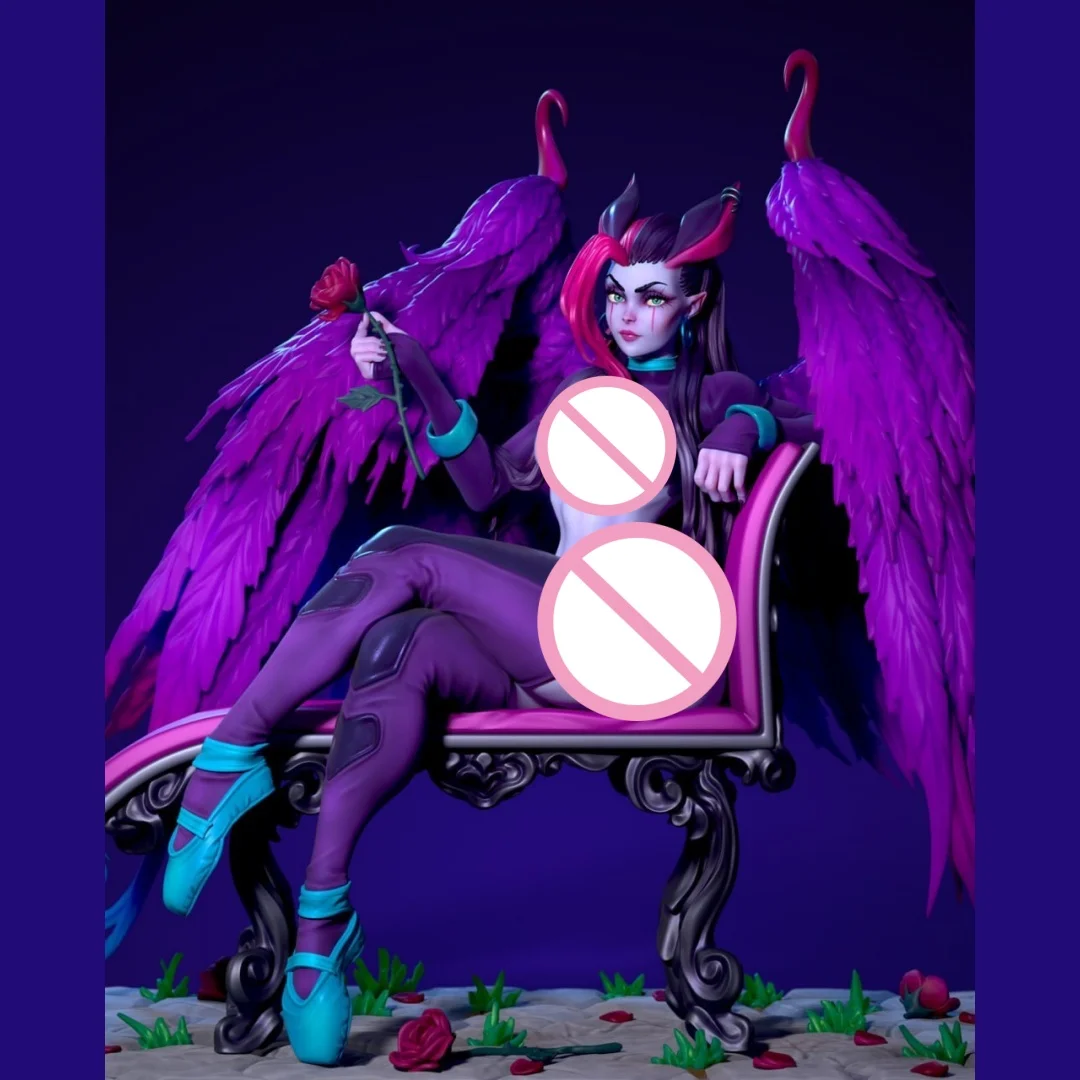 

Масштабная модель из смолы 1/24, женская фигурка суккуба Анжела, в разобранном и неокрашенном виде, 3D-печать, игрушка для самостоятельной сборки, 075