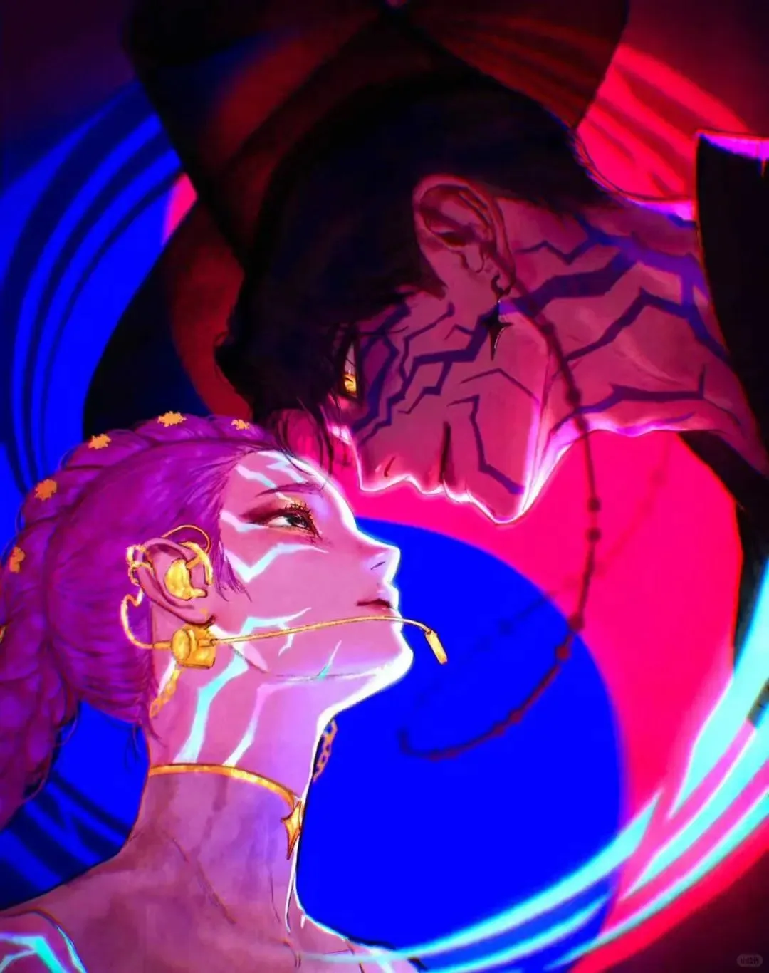 KPop Demon Hunters Rumi Kang Cosplay Prop Tattoo Sticker Rumi Tattoo Sticker Demoniserende Sticker Voor Hallowmas Party Volwassen Props