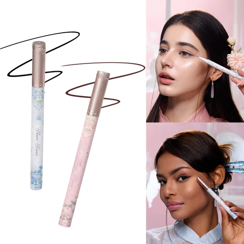 Delineador Líquido Flower Knows Butterfly Cloud Collar Impermeable De Larga Duración Antimanchas Para Maquillaje