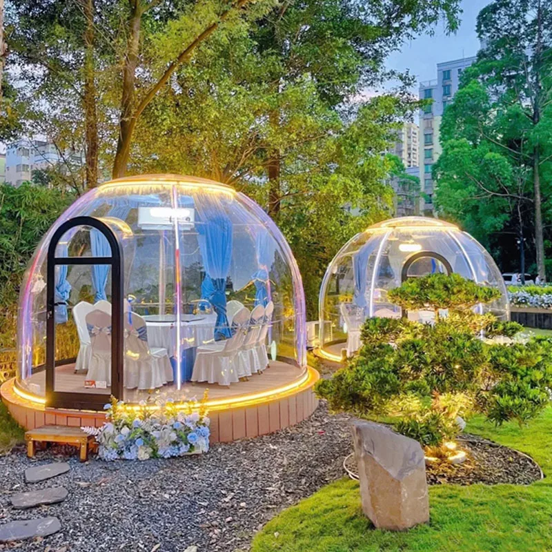 PC Star Room Space Capsule Outdoor Homestay Sun Room Hotel Party Transparent Sun Room Removable Bubble