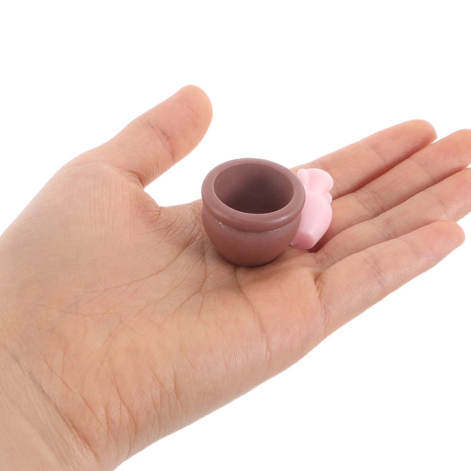 22Pcs Miniature Resin Jars Micro Scene Decor Chinese Style Mini Kitchenware Tiny Ornaments Miniature Accessories for Home Office