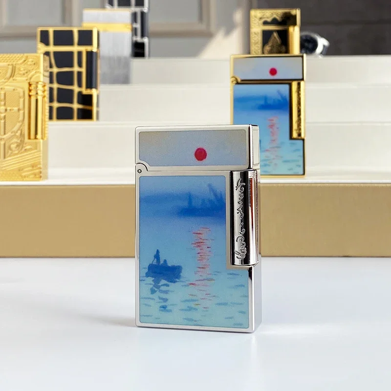High Quality Vintage Gas Lighter for Men And Women Windproof Cigarette Case New Condition