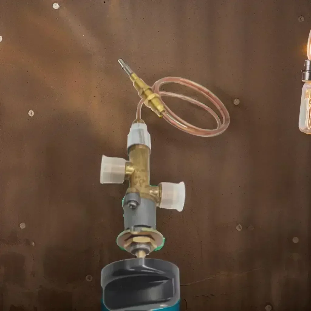 

Комплект предохранительных регулирующих клапанов для пропана с термопарой и ручкой Пожарный стол Регулятор счетчика пропана Газовые пожарные ямы