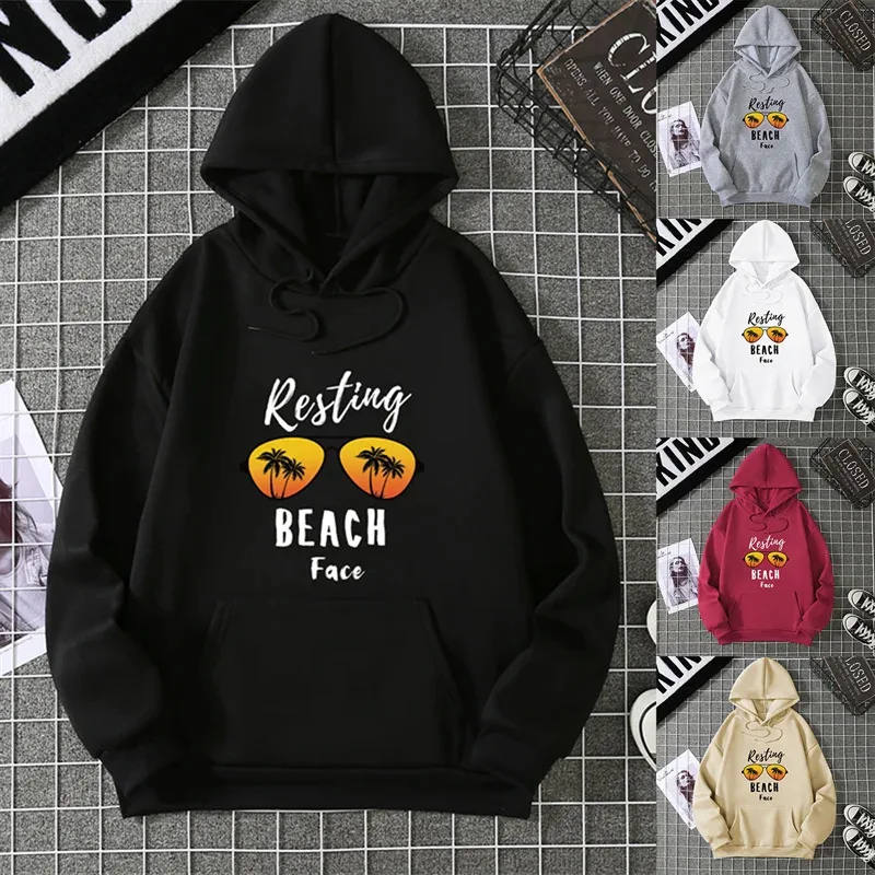 

Спортивная одежда с буквенным принтом, повседневная, с круглым вырезом, с длинными рукавами, женская одежда, комплект, женская толстовка с капюшоном