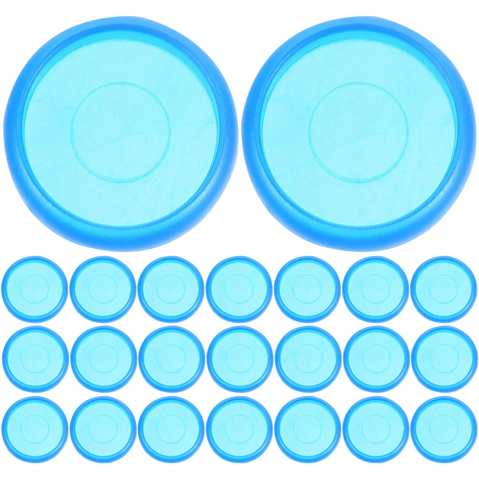 44Pcs Round Binder Rings High-Class ABS Smooth Surface Loose Leaf Binding Discs for Office School Home Plastic Binding Disc