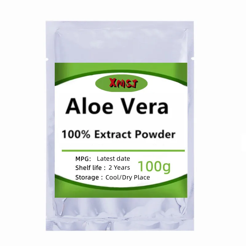 50-1000g Natural Aloe Vera Extract Powder,Cosmetic Raw,Anti Aging ,Skin Whitening and Moisturizing,Anti-bactericidal