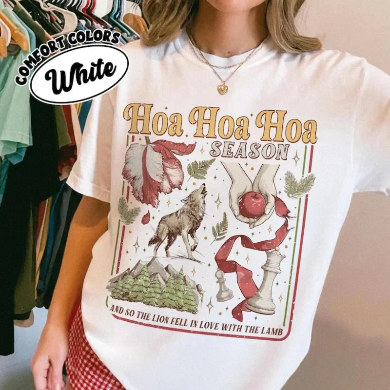 Twilight Inspired Comfort Color Shirt Hoa Hoa Hoa Season Vampires T Shirt City of Forks Vampires Wolves Book Lover Gift Tee