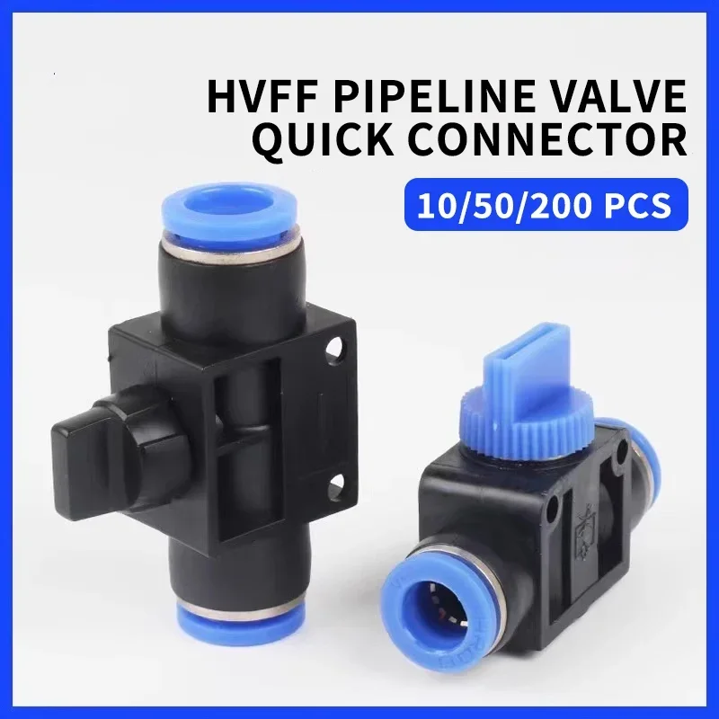 

Pneumatic Fitting 2 Way Quick Push Connector Tube Hose 4mm 6mm 8mm 10mm 12mm HVFF Air Pneumatic Parts Plastic Switch Controller