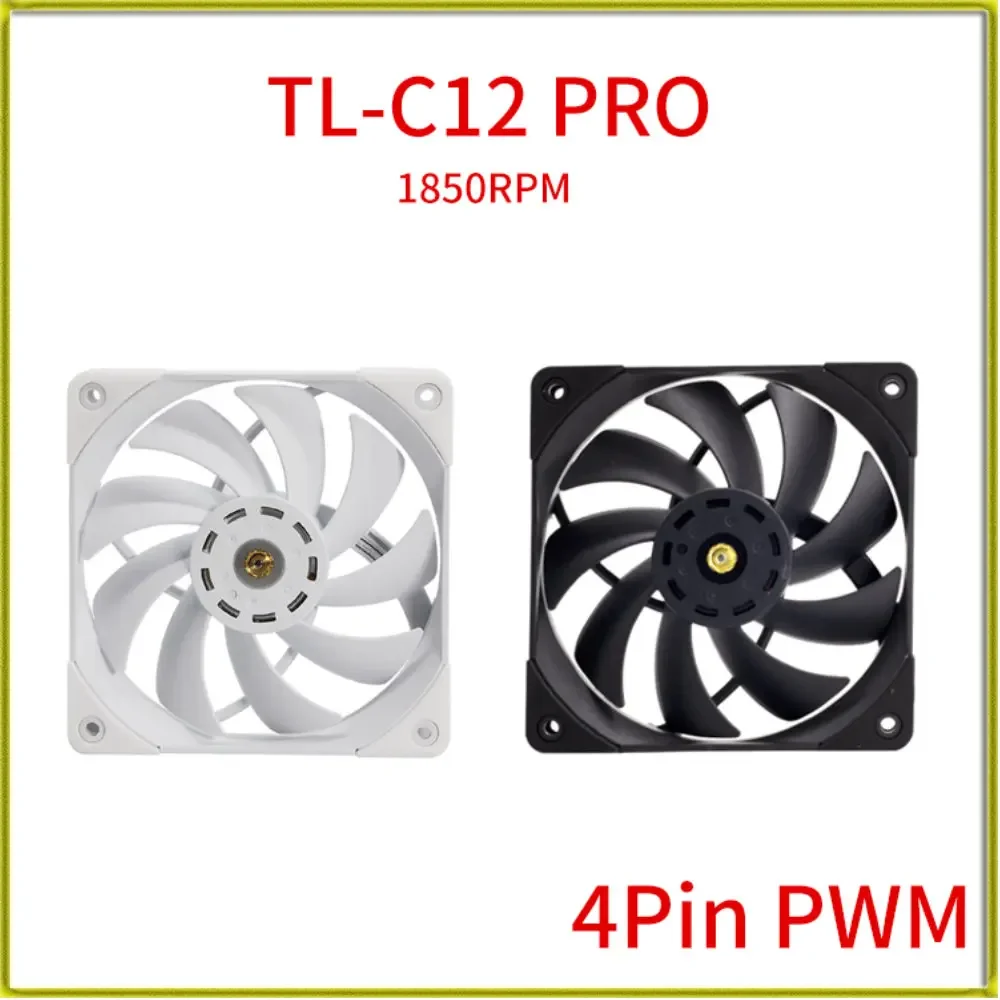 

2pcs TL-C12 PRO PRO-W 1850 PWM 12cm C12 Series Computer Case Dynamic Balance Cooling Fan Water Cooling Fan Temperature Control