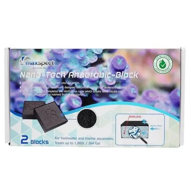 Maxspect Nano Tech Anaerobic Block with Denitrification Catalyst Nitrate Reduction Porous Structure Reef Tank
