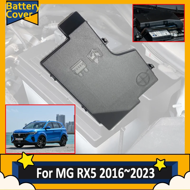 

Car Battery Cover For MG RX5 Roewe RX 5 2016~2023 2019 2020 2022 2023 New Battery Box Bracket Protective Flame Retardant Engine