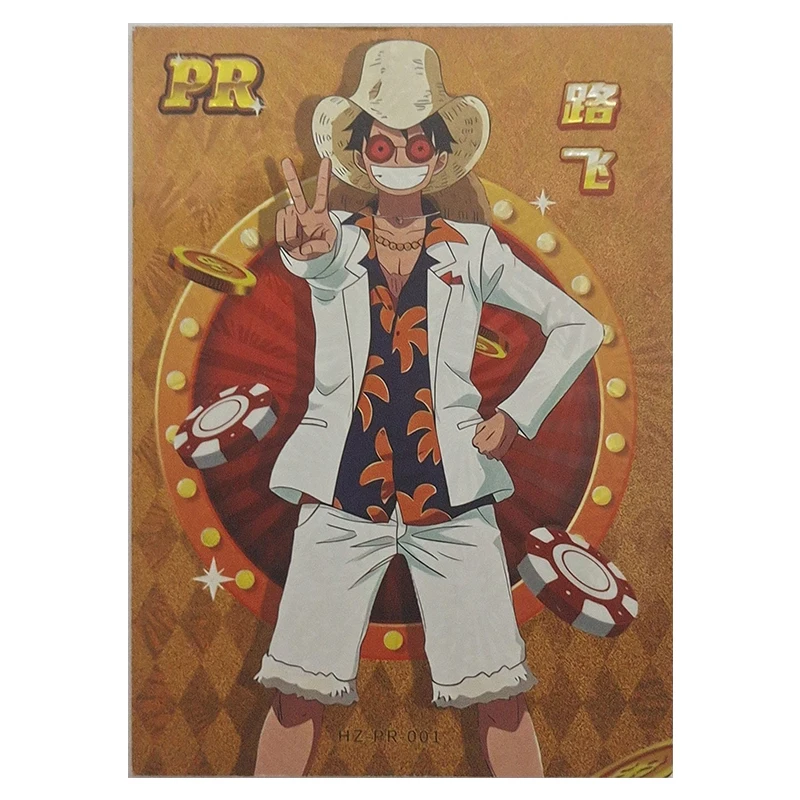 Anime ONE PIECE Rare HZ LGR PR Reflections Flash Cards Sanji Kozuki Hiyori Chopper Toys for boys Collectible Cards Birthday Gift