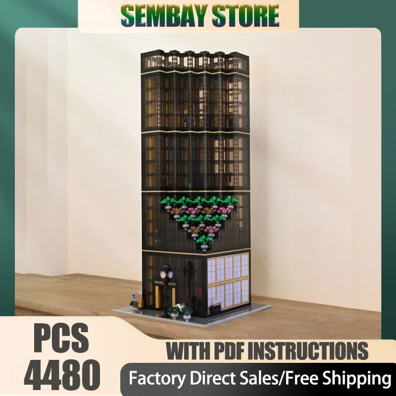 

Модульная городская модель здания Moc Building Bricks Модульные Нью-Йоркские строительные технологические блоки Рождественские игрушки «сделай сам» Строительные подарки