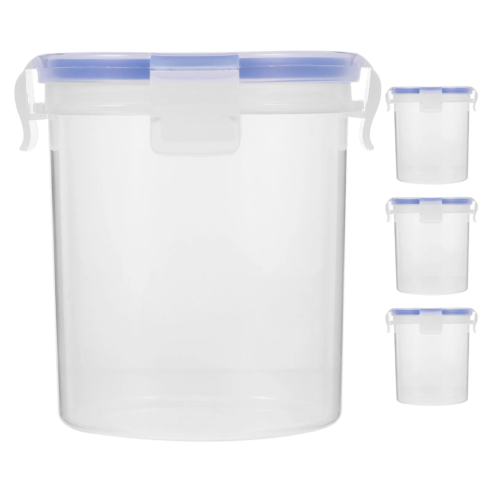 

4Pcs Breakfast Cup Practical Oatmeal Jar Portable Large Mouth Milk Container Food Holder Food Cup Breakfast Container