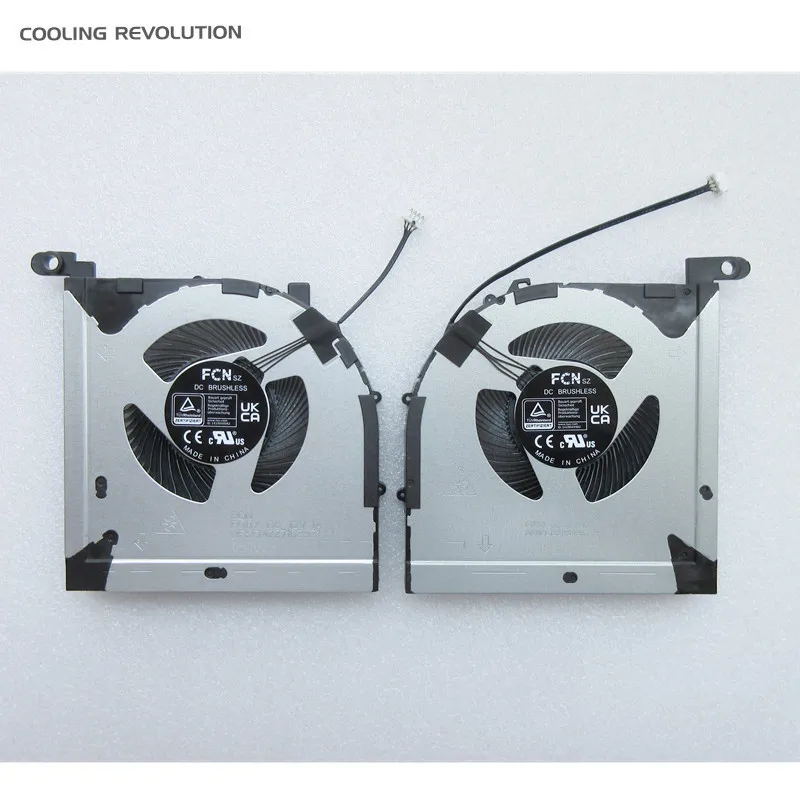 

New Original Laptop CPU GPU Cooling Fan For Lenovo Gaming FCN FQRY FQS0 DC 12V 1A DFSCL12E064861 DFSCM227163921