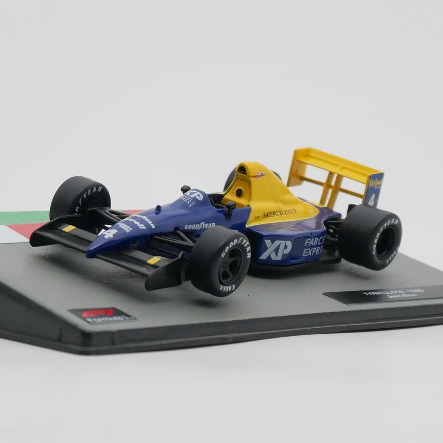 Ixo 1:43 Tyrrell 018 1989 Jean Alesi Diecast Car Model Collection Metal Toy Vehicle