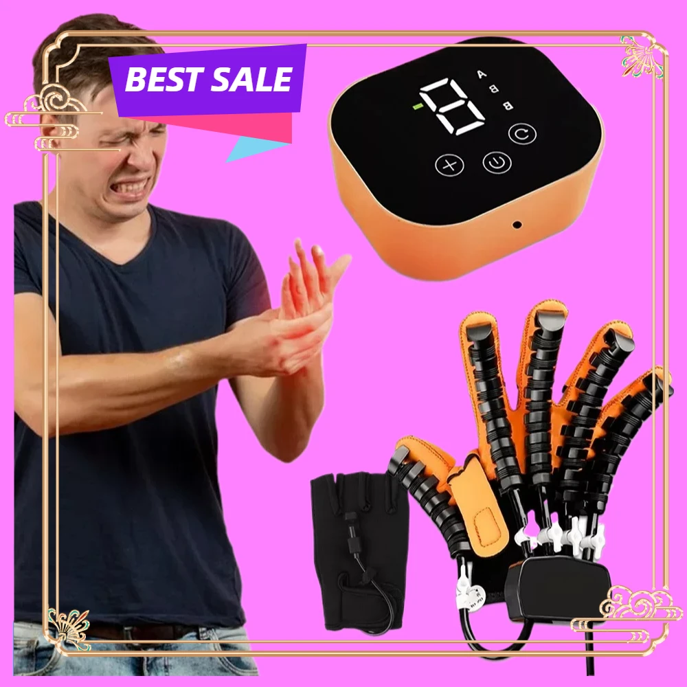 Hand Finger Function Tranning Rehabilitation Robot Gloves for Stroke Patients Hemiplegia Hand Trainer Finger Care