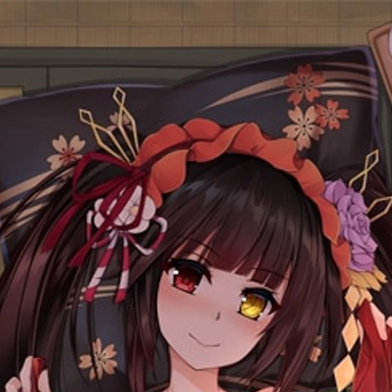 Dakimakura Anime Pillow Case Tokisaki Kurumi Double-sided Print Of Life-size Body Pillowcase Gifts
