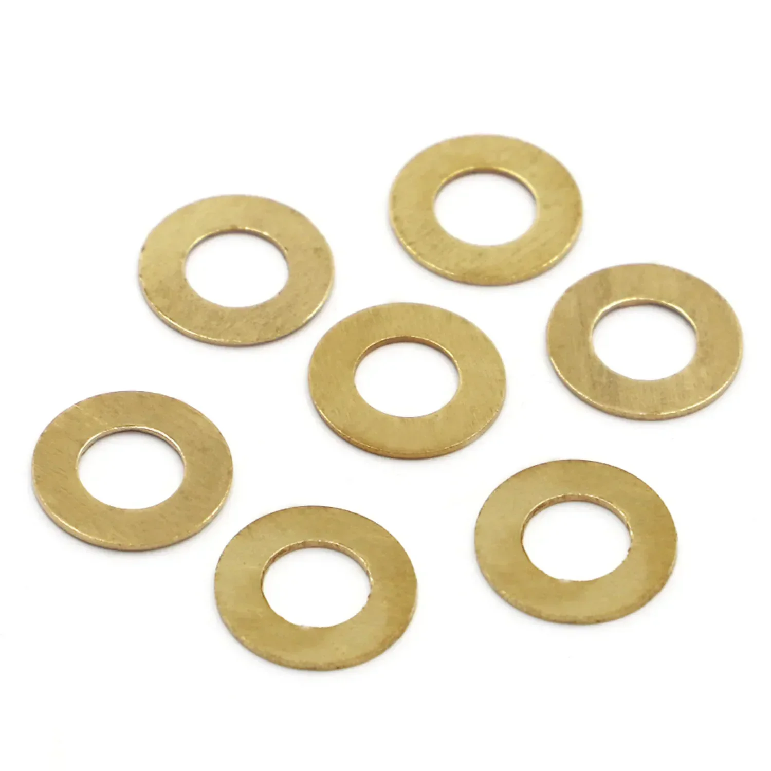 M2 M2,5 M3 M4 M5 M6 M8 M10 M12 M14 M16 GB97 DIN125 Massive Messing Dichtung Unterlegscheibe Kupfer Metall Meson Messing Flache Unterlegscheibe Pad Abstandshalter – Detail 1