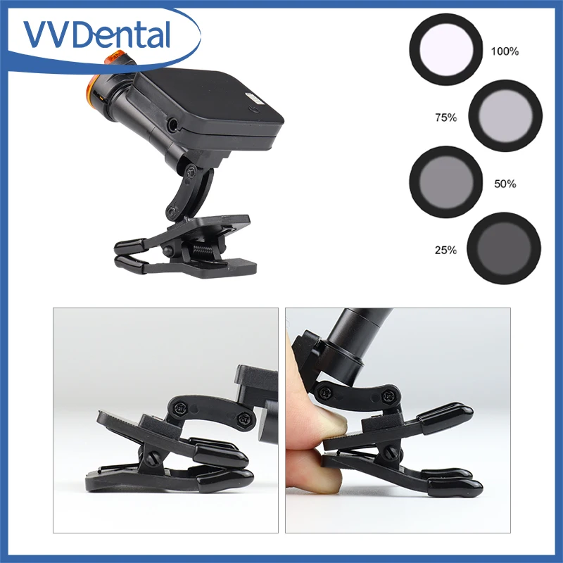 

VVDental 5W LED Wireless Portable Dental Headlamp Dental Headlight Loupe Magnetic Dental Surgical Head Light Dual Battery ﻿