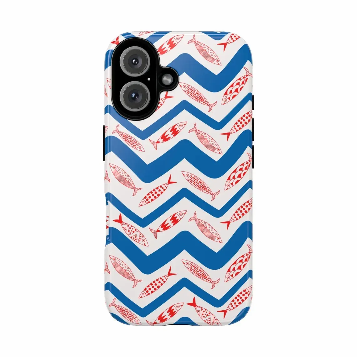 

Salted fish line luxury design Phone Case for iPhone 17 16 15 14 13 12 11 7 8 Air Pro Max Plus Luxury Double-layer Back Cover