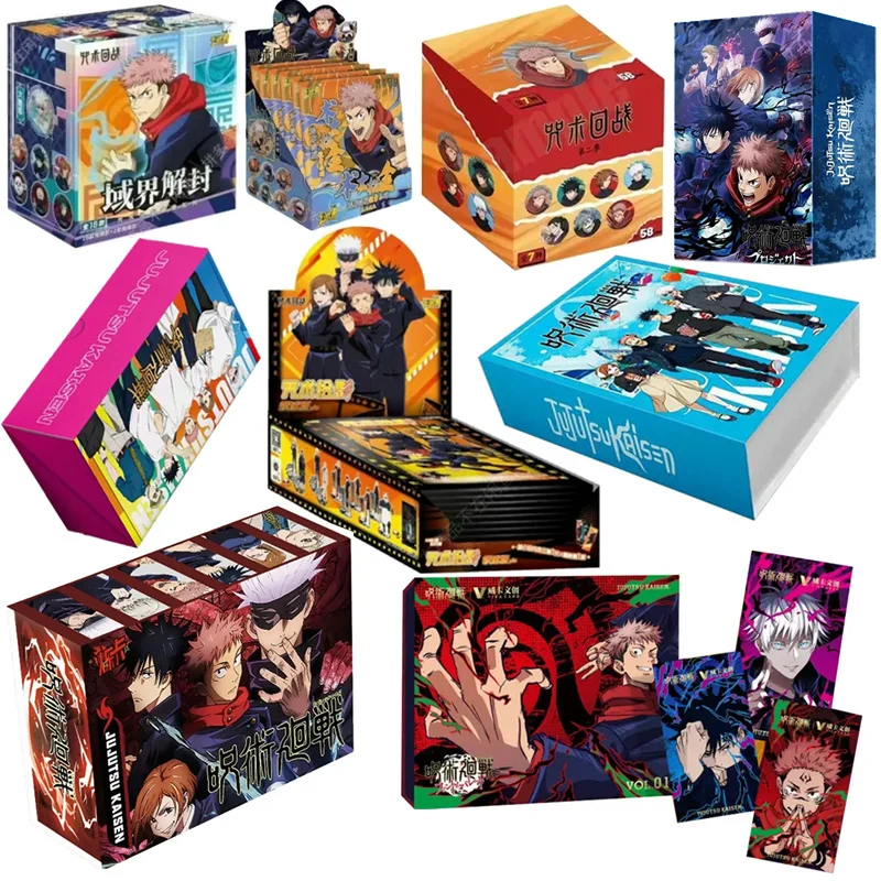 

Новый Jujutsu Kaisen Card Warlock Cards Gojo Satoru Fushiguro Megumi Itadori Yuji Cards Anime Peripheral Collection Cards Игрушка в подарок