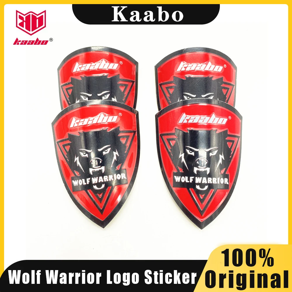 Original Kaabo Wolf Warrior Logo Sticker Badge For Kaabo Mantis 8 Electric Scooter Smart Kickscooter Sticker Replacements