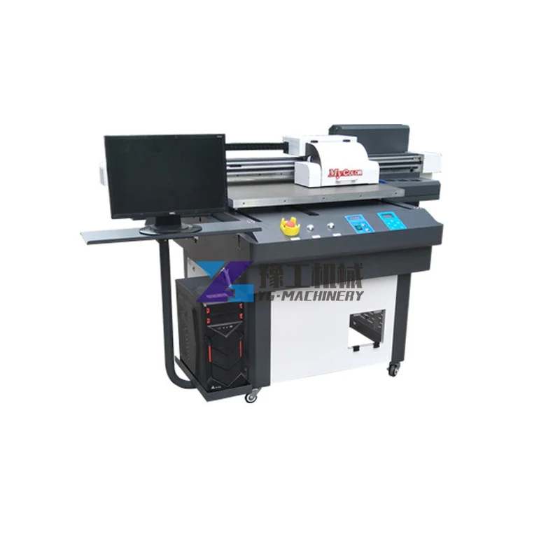 6090 UV Printer Inkjet Flat Bed UV Led Printing Machine Cheap Small A1 Varnish Digital Flatbed UV Printer