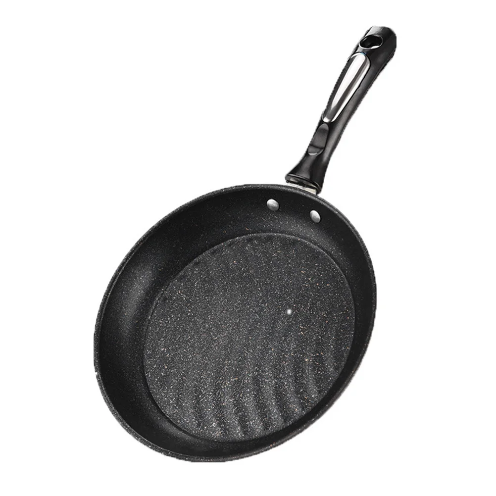 

Non stick Frying Pan Maifan Stone Flat Bottom Easy Clean Home Kitchen Restaurant Pancake Egg Steak Heat Insulation Comfortable H