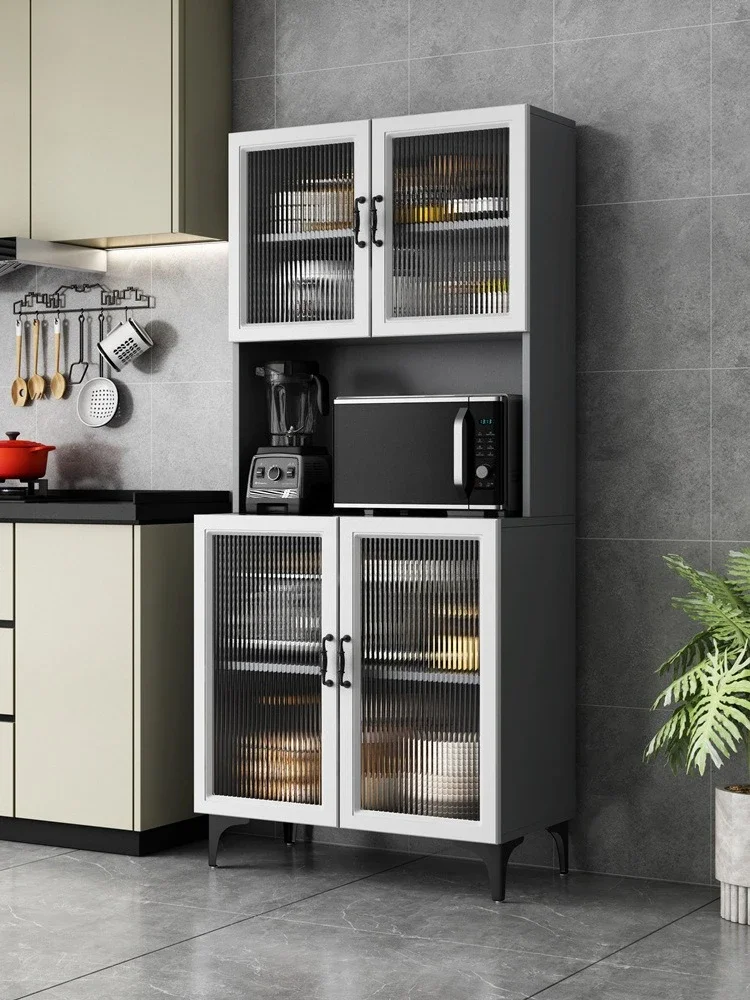 

Kitchen multi-functional cabinet, household dining side cabinet with door, storage tableware, floor-to-ceiling