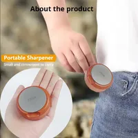 Portable Double Side Grindstone Professional Kitchen Sharpener for Pocket Folding Knife Sharpening Stone Sharpener Diamond