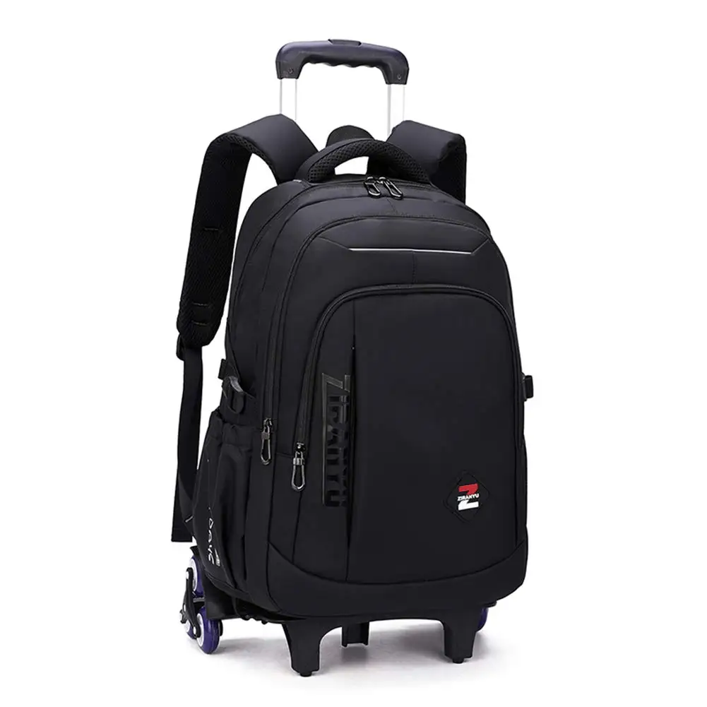 Elementary Trolley Backpack Senior High School Rolling Carry-on Luggage Book Bag with Wheels Bagpack for Teens Bolsa Masculina